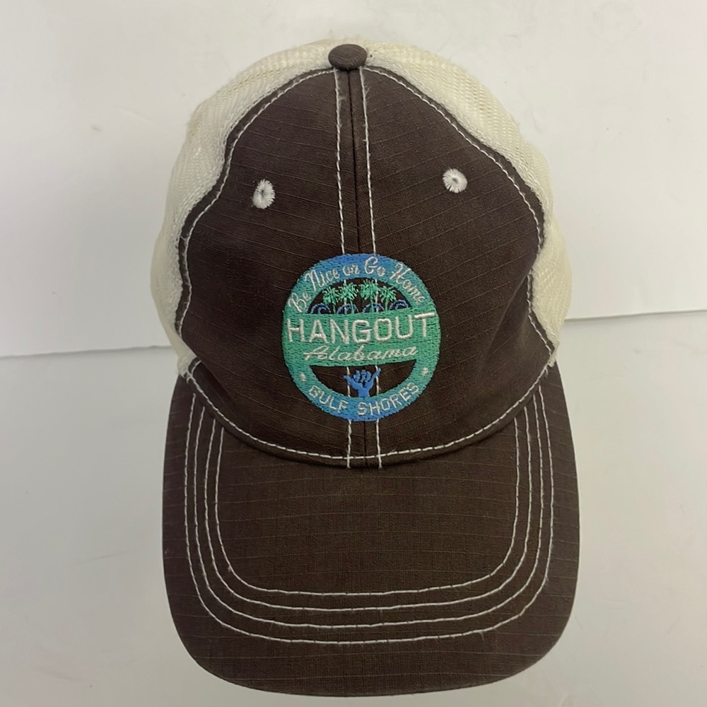 Hangout Khaki Hat Gulf Shores NWOT